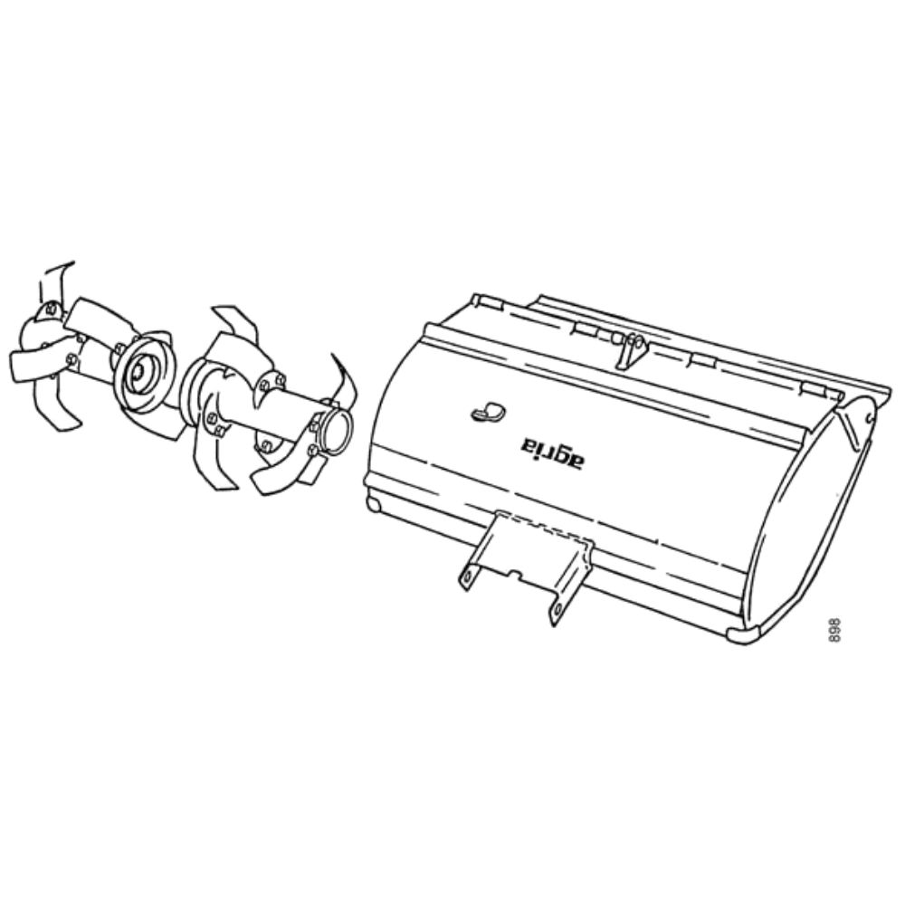 DISPOSITIF DE FRAISAGE 70 CM FIN